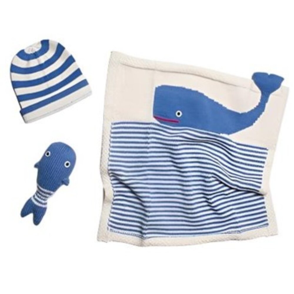 Handmade Whale Baby Gift Set